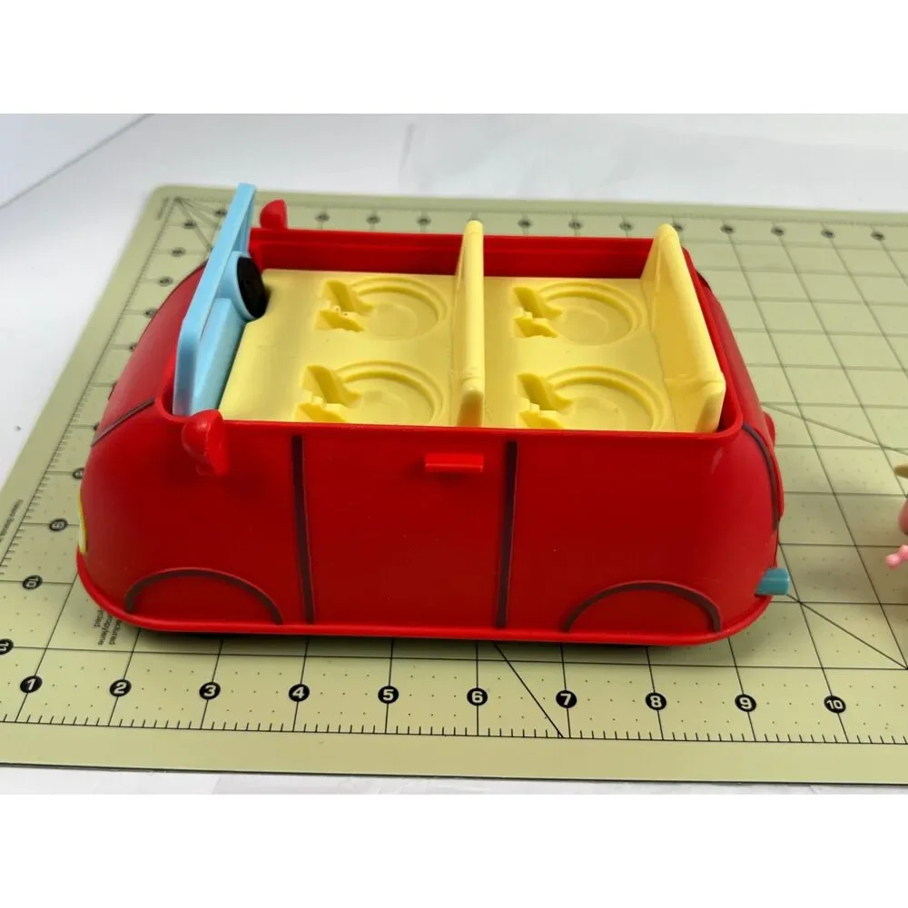 Peppa Pig Family Red Car Musical Talking Convertible Toy Set with Figures Works